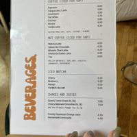  at Bean's Café in East London