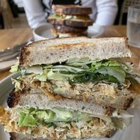   at Bean's Café in East London