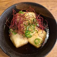 Agedashi tofu at Soki Sushi Train in Queenstown