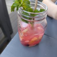 Berry lemonade at Bödhi in Leipzig