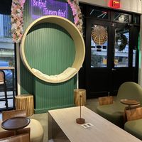 Who can’t love this? ❤️  at Just Falafel Vegan Cafe in Houston