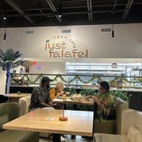 Crisp and clean  at Just Falafel Vegan Cafe in Houston