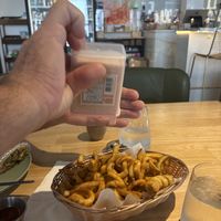   at Just Falafel Vegan Cafe in Houston