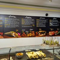 Menu at Natural Food in Lugano