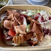 Babaganoush and foul   at Falafel Chef - Kiosk in Liverpool