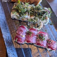 The beet sushi was remarkable. #Veganuary at Blue Sushi Sake Grill in Franklin