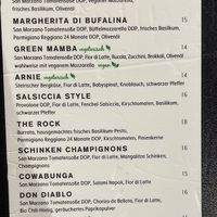 Pizza menu   at 60 Seconds to Napoli  in Koblenz