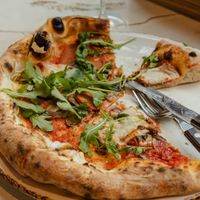 Vegane Pizza Salami mit Champignons & Rucola  at 60 Seconds to Napoli  in Koblenz