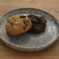 Chocolate Chip Cookie & Double Chocolate Chips Cookie   at Milo's Cookies in Basel