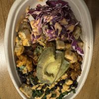 Vegan poke bowl  at Cashew in Chattanooga