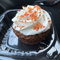 Carrot cupcake  at Cashew in Chattanooga