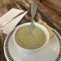 Broccoli cheese soup  at Cashew in Chattanooga