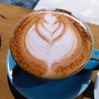 Cappuccino at Café Loky in Biarritz