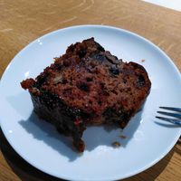 Banana bread at Café Loky in Biarritz