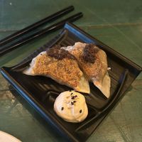 Truffle gyoza  at Yuu Kitchen  in East London