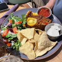 Taco pie  at Queen Beans in Uppsala