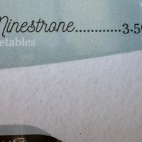 Minestrone is listed   at Antika Restoran in Virpazar