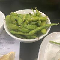 Salted edamame at Namamen in Basel