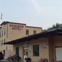 Hotel attatched at Last Chance Saloon in Drumheller