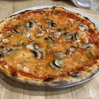 Small mushroom pizza  at Mister O1 in Boca Raton