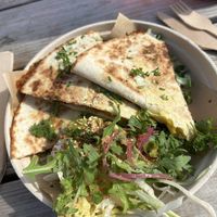 quesadillas (13€)  at terra food truck in Zeebrugge