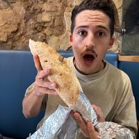 Falafel wrap as big as my head. Bruh    at Diba Persian Restaurant in South West London