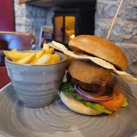 Bombay Burger at George & Dragon in Conwy
