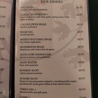 Sides at Cilantro in Edinburgh