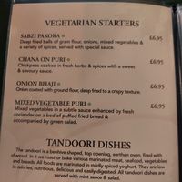 Vegan & vegetarian starters at Cilantro in Edinburgh