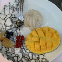 mango sticky ricee  at Bangkok in Salzburg