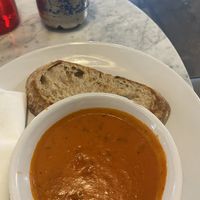 Tomato soup   at Ascension Coffee - Design District in Dallas