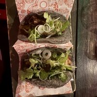 Vegan tacos  at La Lupita Taco & Mezcal in Cabo San Lucas