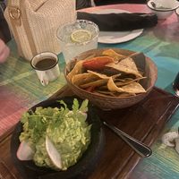 Chips and guac  at La Lupita Taco & Mezcal in Cabo San Lucas