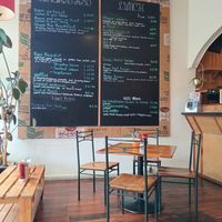 Menu at Utopia Cafe in Ohakune