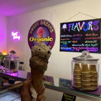   at Sweet Dreams Organic Ice Cream in Woodstock