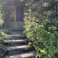 The entry involves 2 steep stairways. Also they request you take your shoes off inside (clean slippers supplied, if desired.)  at Enthea Teahouse in Portland