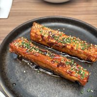 Crispy eggplant   at Miss Pearl Bar + Dining in Southbank