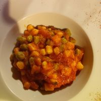 Gnocchi mit Tomaten at Agriturismo II Frutto Permesso in Bibiana