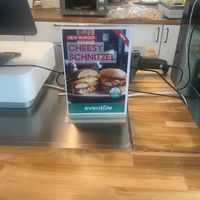 New chicken burger  at Everdale Cafe & Gelato in Springvale