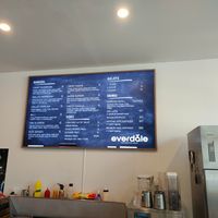 Great selection of vegan burgers and fries. at Everdale Cafe & Gelato in Springvale