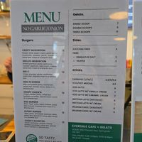 Menu for special dietary requirement - no onion/garlic at Everdale Cafe & Gelato in Springvale