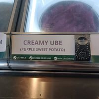 Ube gelato - oat-based so it's creamy and not coconutty ;) at Everdale Cafe & Gelato in Springvale