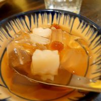 Free dessert at Cỏ Ba Lá Vegetarian in Ho Chi Minh City