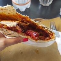 Vegan piadito at Fabbrica della Piada in Rimini