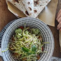 Insalata vegana at Fabbrica della Piada in Rimini