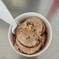 Chocolate Chip cookie dough vegan ice cream at Cherry Farm Creamery  in Danvers