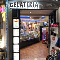 The place’s front  at Gelateria Valentino in Rome