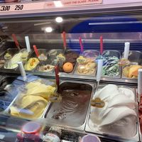 White handles are vegan! at Gelateria Valentino in Rome