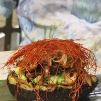 Avocado caldo ripieno at Temakinho Milano Navigli in Milan