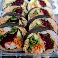 Sushi vegano. Enorme y delicioso 😋👌🏻👌🏻👌🏻 at Osisushi in San Andres Cholula